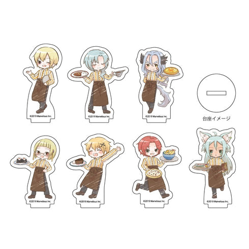 『ルーンファクトリー4スペシャル』アクリルぷちスタンド 09/レトロ喫茶ver. BOX (全7種)(レトロアートイラスト)